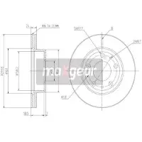 MAXGEAR Jarrulevy (1kpl) 19-0799