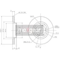 MAXGEAR Jarrulevy (1kpl) 19-0925