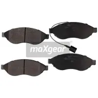 MAXGEAR Jarrupalasarja (4kpl), levyjarru 19-0673