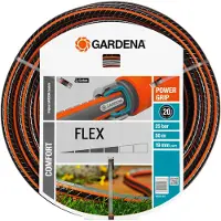 Gardena 18055-20, 50 m, Maanpinnan yläpuolella, Harmaa, Oranssi, 25 bar, 1,9 cm, 1 kpl