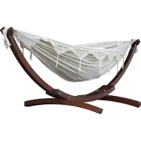 VIVERE Combo Pine hammock with stand