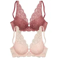 Petite fleur Rintaliivi ruskea / roosa