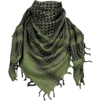 MFH - Max Fuchs MFH Shemagh 110x110cm (Color: Olive/Black)