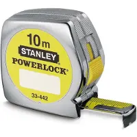 Stanley PowerLock - Mittanauha - 10 m - Terän leveys: 25 mm - muovi, Mylar - kromattu (kaappi)