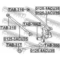 FEBEST Tukivarren hela TAB-317