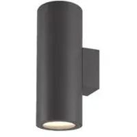 MANTRA Volcano seinävalaisin 2xE27 IP54 30cm grafiitinharmaa