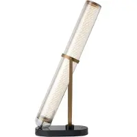 DCW éditions La Lampe Frechin pöytävalaisin, kulta - musta