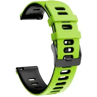 CaseOnline Twin Sport Rannekoru Armband Garmin Venu Sq Music Edition - Lime/musta
