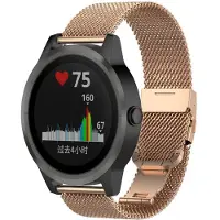 INF Garmin VivoActive 3 / Move / HR (20 mm) rannekoru ruostumaton teräs ruusukulta