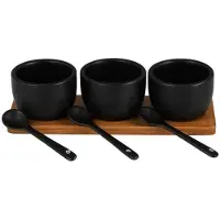 Hobby Hall SET 3 PORCELAIN ramekins with base HIT (ORION) 121 664