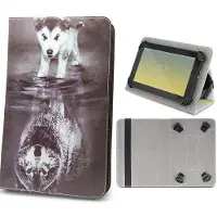 ILike Yleiskäyttöinen Läppäkotelo 9-10,2" Tableteille - Little Wolf Multicolor