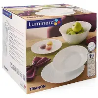 Luminarc Stalo reikmenys Luminarc Trianon Valkoinen Lasi (19 pcs)