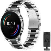 CaseOnline Rannekoru ruostumatonta terästä OnePlus Watch 46mm - Sv/hopea