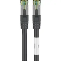 Goobay CAT 8.1 -kaapeli, S/FTP (PiMF), musta