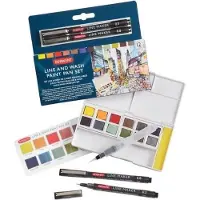 Derwent Line and Wash paint set