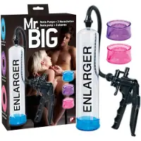 You2Toys - Mr. Big - penispumppusetti (läpinäkyvä)