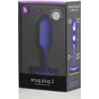 B-Vibe Snug Plug 2 Anustappi 11 cm - Lila