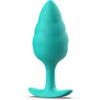 B swish Bfilled Basic Plus Wave Seafoam butt plug Seafoam