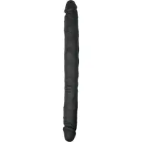 EasyToys Silicone Double Ended Dildo Black 30 cm
