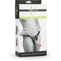 Strap U XR Brands säädettävä kaksoispenetraatioinen strap-on-dildo