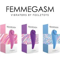 Feelztoys - klitoriskiihotin ja vibraattori - ladattava, violetti
