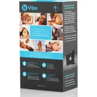 B-Vibe Snug Plug 3 - kaksoispalloinen anustappi (180 g, musta)