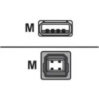 Zebra – USB cable, 10ft (A to B) (G105850-007)