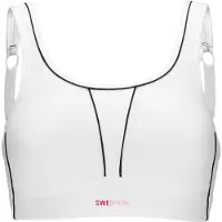 Swegmark Movement Sports Bra Coolmax Moulded Cups - White - F x 80