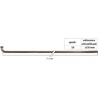 Sapim Leader Inox J-bend Pinnat 100 Yksiköt