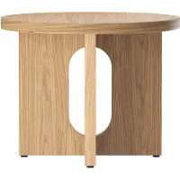 Audo Copenhagen Androgyne sivupöytä, 50 cm, tammi