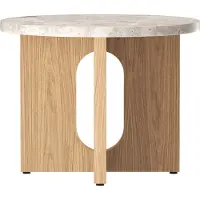 Audo Copenhagen Androgyne sivupöytä, 50 cm, tammi - Kunis Breccia