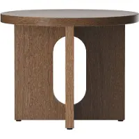 Audo Copenhagen Androgyne sivupöytä, 50 cm, tumma tammi