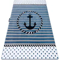 Rugsx Alfombra PETIT MARINE ANCLA MAR azul 180x270 cm