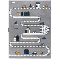 Rugsx Alfombra PETIT STREET CALLE gris 240x330 cm