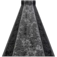 Rugsx Alfombra de pasillo con refuerzo de goma 80 cm STARK gris 80x130 cm