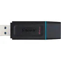 Kingston Technology Datatraveler Exodia USB-muisti 64 GB USB A-Tyyppi 3.2 Gen 1 (3.1 Gen 1), musta