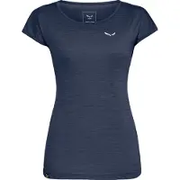Salewa Women's Puez Melange Dry S/S Tee T-paidat Naiset koko 32 väri sininen