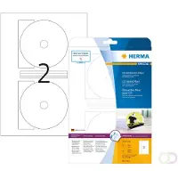 Herma 5115, Valkoinen, Itse kiinnittyvä tulostintarra, A4, Paperi, Laser/Inkjet, Kiinteä