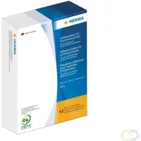 Herma 2952, Punainen, DP1, Paperi, Matta, 75 g/m², 9 kpl
