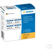 Herma 4833, Sininen, Valkoinen, 15 mm, 22 mm, 1000 kpl, Saksa