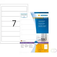 Herma 4283, Valkoinen, Itse kiinnittyvä tulostintarra, A4, Paperi, Laser/Inkjet, Kiinteä