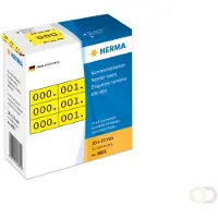 Herma 4801, Musta, Keltainen, Paperi, 10 mm, 22 mm, 3000 kpl, Saksa