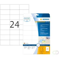 Herma 4685, Läpinäkyvä, Suorakulmio, Kiinteä, Matta, Laser, 24 kpl