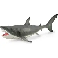 Collecta Deluxe Megalodon-liikkuva Leukaluun 1:40-figuuri