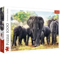 Trefl African Elephants 1000p palapeli