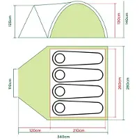 Coleman Darwin 4 Plus Teltta 2022 Kupoliteltat