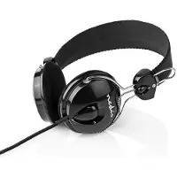 Nedis On-Ear Langalliset Kuulokkeet | 3.5 mm | Kaapelin pituus: 1.10 m | Musta