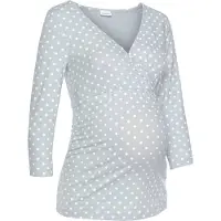 LASCANA Pyjama harmaa / valkoinen