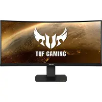 Asus TUF Gaming VG35VQ, 88,9 cm (35"), 3440 x 1440 pikseliä, UltraWide Dual Quad HD, LED, 1 ms, Musta (90LM0520-B01170)