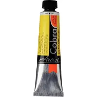 Cobra Öljymaali - - Sitruunankeltainen kadmium - Putki 40ml - Vesiliukoiset - Taiteilijat